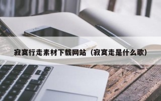 泗洪寂寞行走素材下载网站（寂寞走是什么歌）